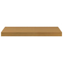 vidaXL Falpolc Falra szerelhető tárolóval Bézs 60 x 23 x 4 cm Faanyag