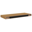 vidaXL Falpolc Falra szerelhető 2 pcs Bézs 60 x 23,5 x 4 cm Faanyag