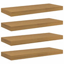 vidaXL Falpolc Falra szerelhető 4 pcs Bézs 50 x 23 x 4 cm Faanyag