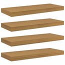 vidaXL Falpolc Falra szerelhető 4 pcs Bézs 60 x 23 x 4 cm Faanyag