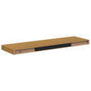 vidaXL Falpolc Falra szerelhető 2 pcs Bézs 80 x 23,5 x 4 cm Faanyag