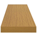 vidaXL Falpolc Falra szerelhető Bézs 120 x 23,5 x 4 cm Faanyag