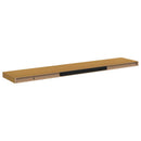 vidaXL Falpolc Falra szerelhető 4 pcs Bézs 120 x 23,5 x 4 cm Faanyag