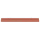 vidaXL Falpolc polcokkal tárolóval 2 pcs Piros 60 x 9 x 3 cm Faanyag