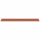 vidaXL Falpolc polcokkal tárolóval 2 pcs Piros 80 x 9 x 3 cm Faanyag