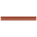 vidaXL Falpolc polcokkal tárolóval 2 pcs Piros 80 x 9 x 3 cm Faanyag
