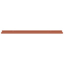 vidaXL Falpolc polcokkal tárolóval 2 pcs Piros 100 x 9 x 3 cm Faanyag