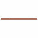 vidaXL Falpolc polcokkal tárolóval 2 pcs Piros 115 x 9 x 3 cm Faanyag