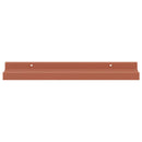 vidaXL Falpolc polcokkal tárolóval 4 pcs Piros 40 x 9 x 3 cm Faanyag