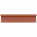 vidaXL Falpolc polcokkal tárolóval 4 pcs Piros 40 x 9 x 3 cm Faanyag