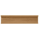 vidaXL Falpolc polcokkal tárolóval 2 pcs Barna 40 x 9 x 3 cm Faanyag