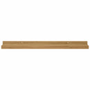 vidaXL Falpolc polcokkal tárolóval 2 pcs Barna 60 x 9 x 3 cm Faanyag