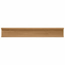 vidaXL Falpolc polcokkal tárolóval 2 pcs Barna 60 x 9 x 3 cm Faanyag