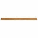 vidaXL Falpolc polcokkal tárolóval 2 pcs Barna 80 x 9 x 3 cm Faanyag