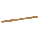 vidaXL Falpolc polcokkal tárolóval 4 pcs Barna 100 x 9 x 3 cm Faanyag