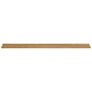 vidaXL Falpolc polcokkal tárolóval 4 pcs Barna 100 x 9 x 3 cm Faanyag