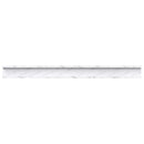 vidaXL Falpolc polcokkal 4 pcs Fehér márvány 100 x 9 x 3 cm Faanyag