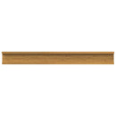 vidaXL Falpolc polcokkal tárolóval 2 pcs Bézs 80 x 9 x 3 cm Faanyag
