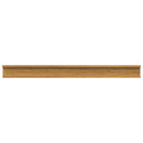 vidaXL Falpolc polcokkal tárolóval 2 pcs Bézs 100 x 9 x 3 cm Faanyag