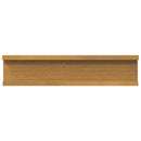 vidaXL Falpolc polcokkal tárolóval 4 pcs Bézs 40 x 9 x 3 cm Faanyag
