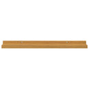 vidaXL Falpolc polcokkal tárolóval 4 pcs Bézs 60 x 9 x 3 cm Faanyag