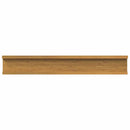 vidaXL Falpolc polcokkal tárolóval 4 pcs Bézs 60 x 9 x 3 cm Faanyag