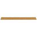 vidaXL Falpolc polcokkal tárolóval 4 pcs Bézs 80 x 9 x 3 cm Faanyag
