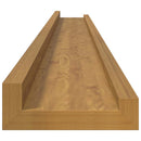 vidaXL Falpolc polcokkal tárolóval 4 pcs Bézs 100 x 9 x 3 cm Faanyag