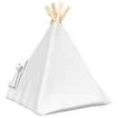 vidaXL Kiskedvenc teepee párnával Fehér 40 x 40 x 50 cm Poliészter