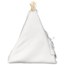 vidaXL Kiskedvenc teepee párnával Fehér 50 x 50 x 60 cm Poliészter