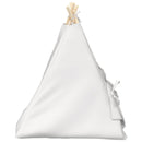 vidaXL Kiskedvenc teepee párnával Fehér 60 x 60 x 70 cm Poliészter