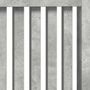 vidaXL Radiátor fedezék Beton Szürke 172 x 19 x 81,5 cm Faanyag