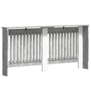 vidaXL Radiátor fedezék Betonszürke 172 x 19 x 81,5 cm Szerelt Fa