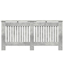 vidaXL Radiátor fedezék Betonszürke 172 x 19 x 81,5 cm Szerelt Fa