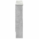 vidaXL Radiátor fedezék Betonszürke 172 x 19 x 81,5 cm Szerelt Fa