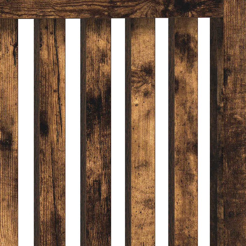 vidaXL Radiátor fedezék Füstölt tölgy 172 x 19 x 81,5 cm Faanyag