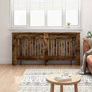 vidaXL Radiátor fedezék Füstölt tölgy 172 x 19 x 81,5 cm Faanyag