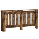 vidaXL Radiátor fedezék Füstölt tölgy 172 x 19 x 81,5 cm Faanyag