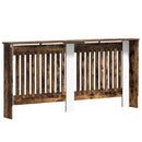 vidaXL Radiátor fedezék Füstölt tölgy 172 x 19 x 81,5 cm Faanyag