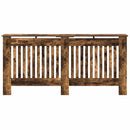 vidaXL Radiátor fedezék Füstös Tölgy 172 x 19 x 81,5 cm Szerelt Fa