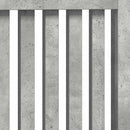 vidaXL Radiátor fedezék Beton Szürke 152 x 19 x 81,5 cm Faanyag