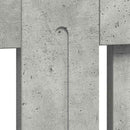 vidaXL Radiátor fedezék Beton Szürke 152 x 19 x 81,5 cm Faanyag