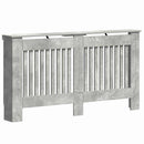 vidaXL Radiátor fedezék Betonszürke 152 x 19 x 81,5 cm Szerelt Fa