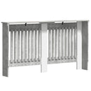 vidaXL Radiátor fedezék Betonszürke 152 x 19 x 81,5 cm Szerelt Fa