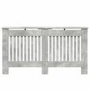 vidaXL Radiátor fedezék Betonszürke 152 x 19 x 81,5 cm Szerelt Fa