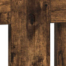 vidaXL Radiátor fedezék Füstölt tölgy 152 x 19 x 81,5 cm Faanyag