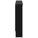 vidaXL Radiátor fedezék Fekete Tölgy 152 x 19 x 81,5 cm Szerelt Fa
