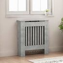 vidaXL Radiátor fedezék Betonszürke 78 x 19 x 81,5 cm Szerelt Fa