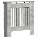 vidaXL Radiátor fedezék Betonszürke 78 x 19 x 81,5 cm Szerelt Fa