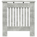 vidaXL Radiátor fedezék Betonszürke 78 x 19 x 81,5 cm Szerelt Fa